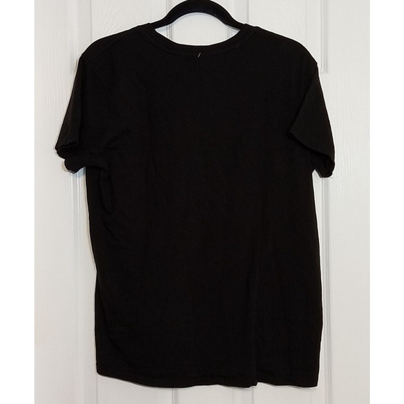 Harry Potter Deathly Hallows Boyfriend Black T-Shirt Small - Picture 3 of 4